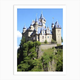 Castle In The Mountains Art Print