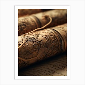 Scrolls Art Print