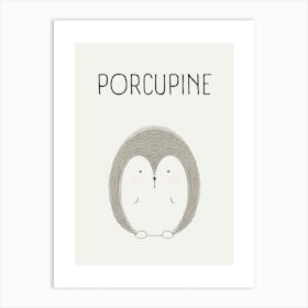 Porcupine Art Print