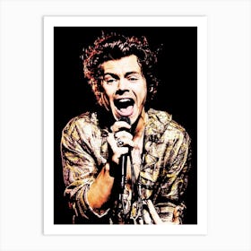 Harry Styles 9 Art Print