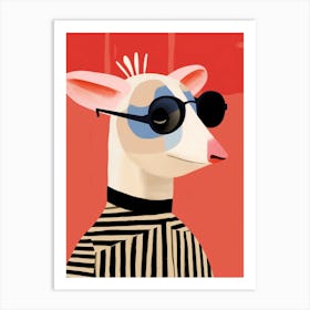 Little Opossum Wearing Sunglasses Art Print