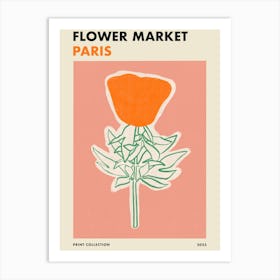 Flower Market Paris Affiche