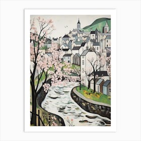 Keswick (Cumbria) Painting 4 Art Print