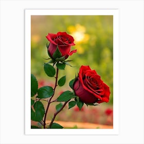 Red Roses 6 Art Print