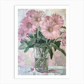 A World Of Flowers Gerbera 3 Painting Art Print