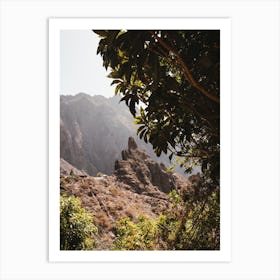 View of Masca Valley, Tenerife, Canary Islands Art Print