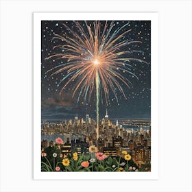 New Year's Art Print