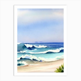 Newport Beach 2, California Watercolour Art Print