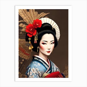 Geisha 43 Art Print