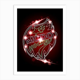 Modo Hockey Art Print