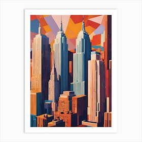 New York City Skyline 2 Art Print