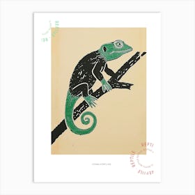 Chameleon Bold Block 5 Poster Art Print