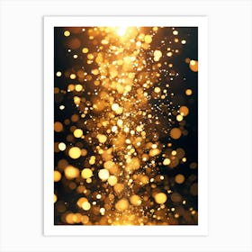 Christmas Lights Background 1 Art Print