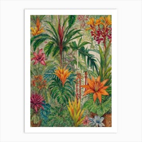 Tropical Garden Art Print