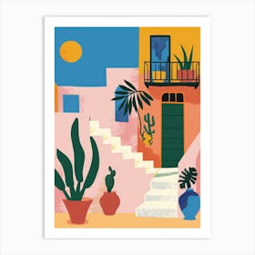 House In Mexico Art Print