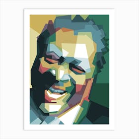 BB King WPAP Pop Art Art Print