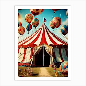 Circus Tent Art Print