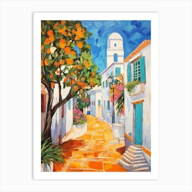 Hammamet Tunisia 4 Fauvist Painting Art Print