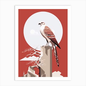 Minimalist Osprey 1 Illustration Art Print