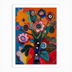 Flowers In A Vase 7 Art Print