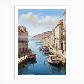 Lisbon Harbour.2 Art Print