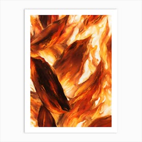 Flames Of Fire Art Print