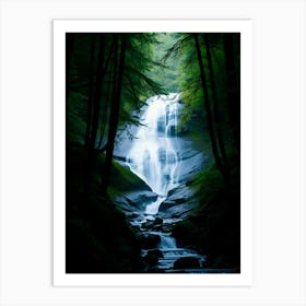 Waterfall In The Woods 3 Art Print