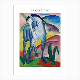 Blue Horse I By Franz Marc Poster Painting 1 Art Print