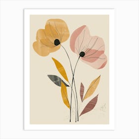 Philadelphia Flower Market Boho Minimalist Style 1 Art Print