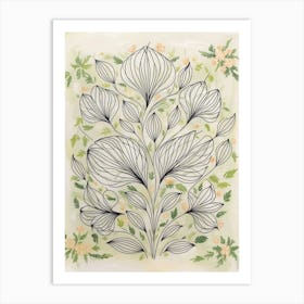 Floral Painting Art Print