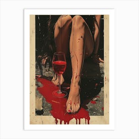 Blood And Wine Art Print