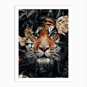 Tiger in the Jungle Art Print