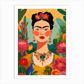 A Frida Kahlo Inspired Wedding Invitation 1 Art Print