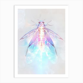 Psychedelic Fly Art Print