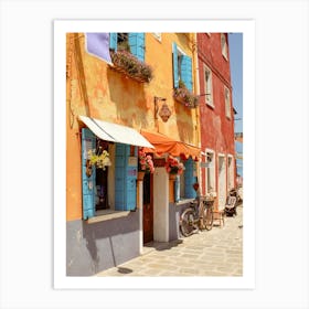 Italian Sunny Alley Art Print