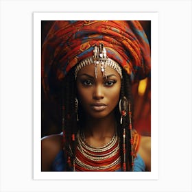 African Beauty Art Print