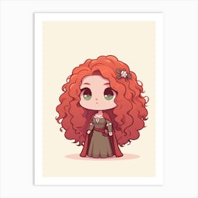 Brave Princess Art Print