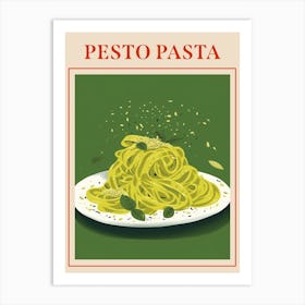 Pesto Pasta Italian Pasta Poster Art Print