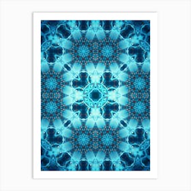 Blue Light Is Indigo Art Print