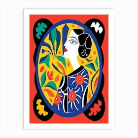 Portrait Of A Woman 3 Art Print