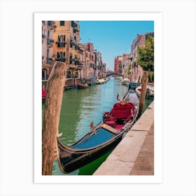 Love Gondola In Venice, Italy Art Print