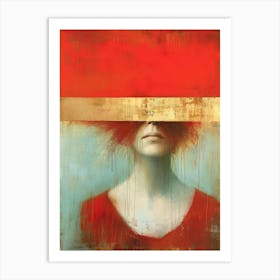 Woman With Red Hair 1 Art Print