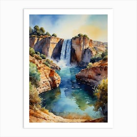 Waterfall 4 Art Print