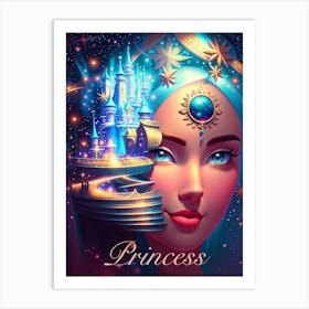 Princess In The Sky Art Print