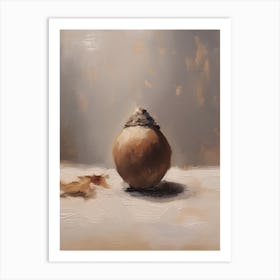 An Acorn Oil Painting 0 Art Print