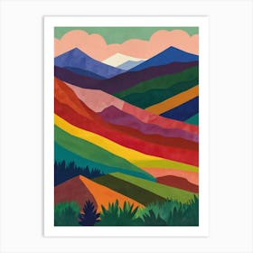 Mountain Landscape 1 Art Print