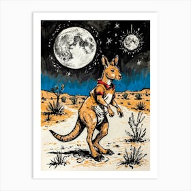 Kangaroo 5 Art Print