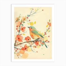 Bird On A Branch 43 Art Print