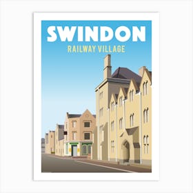 Swindon Gwr Railway Village Art Print