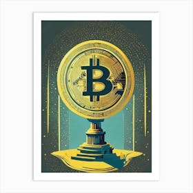 Bitcoin Art Print